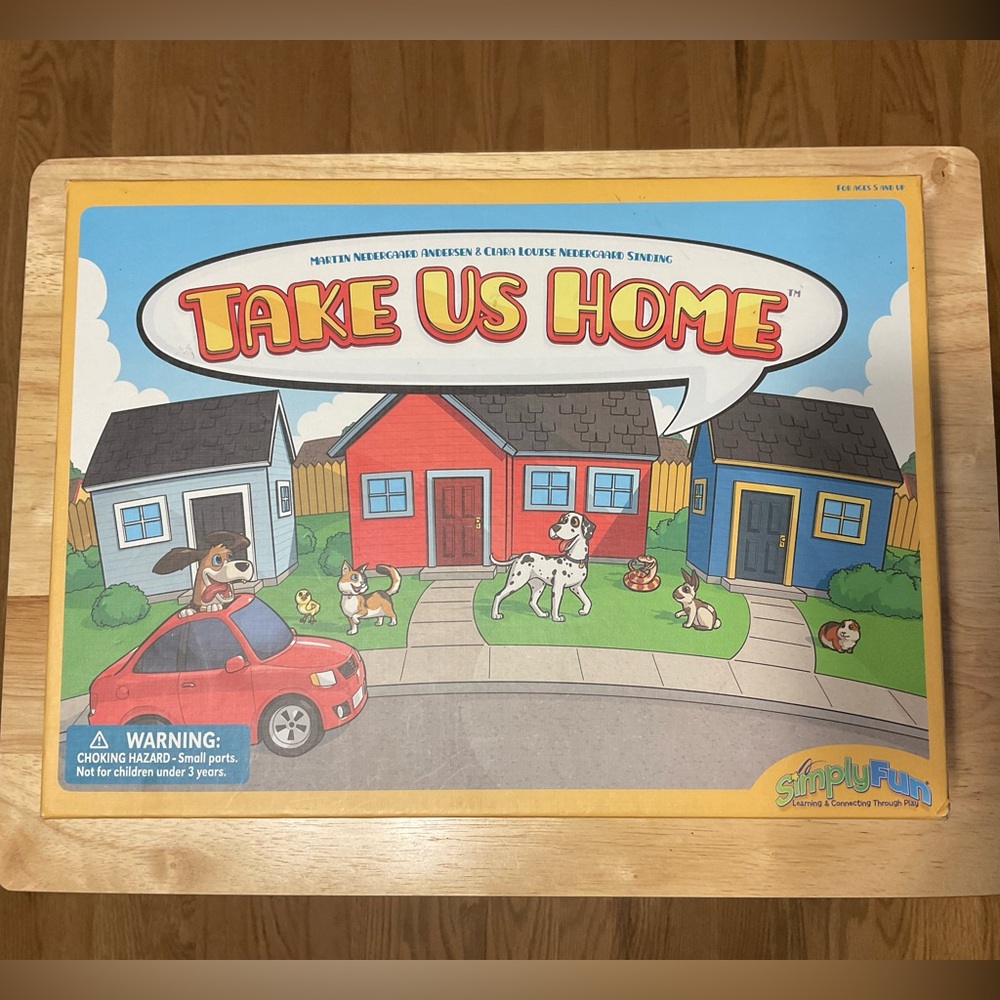 Take Us Home Board Game Animal Theme. 2 players or more, for boys/girls 5 and up